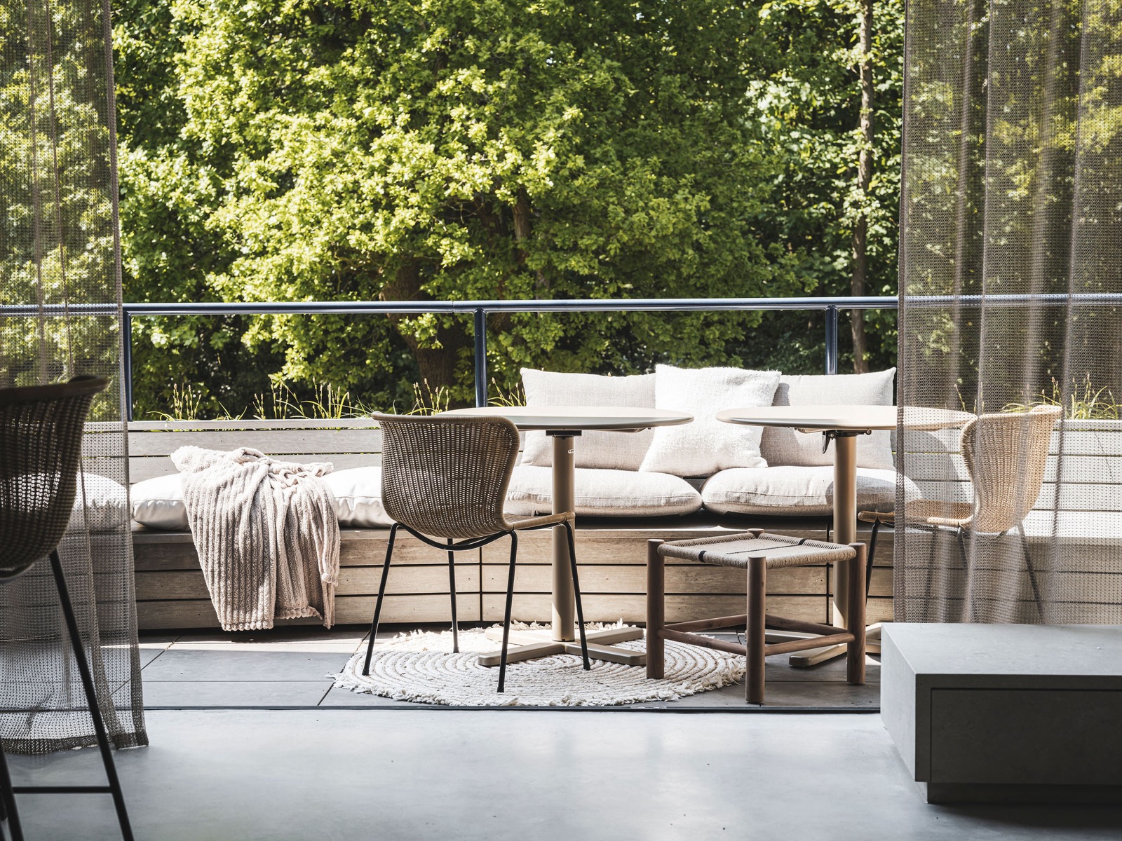 luxe balkon inrichting