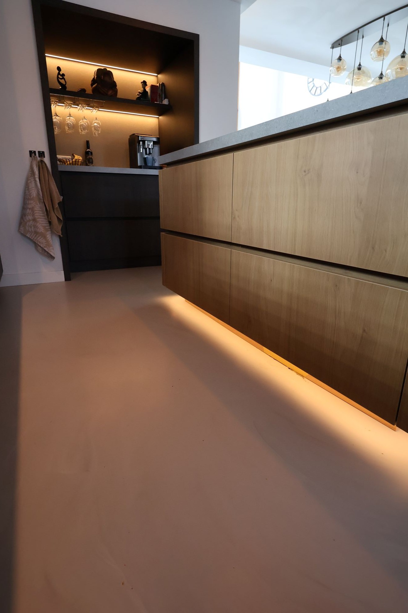 keuken met ledverlichting