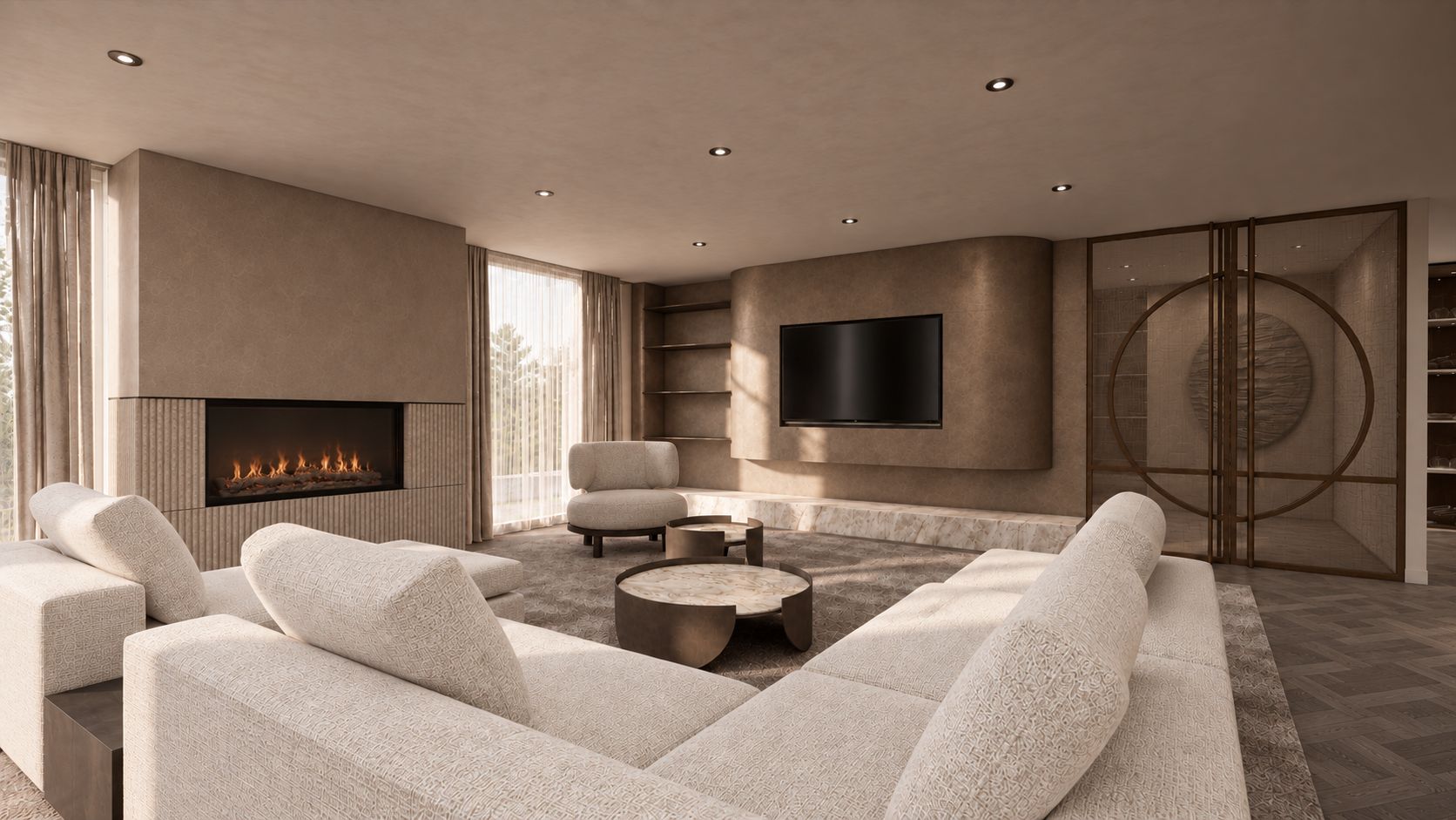 moderne woonkamer