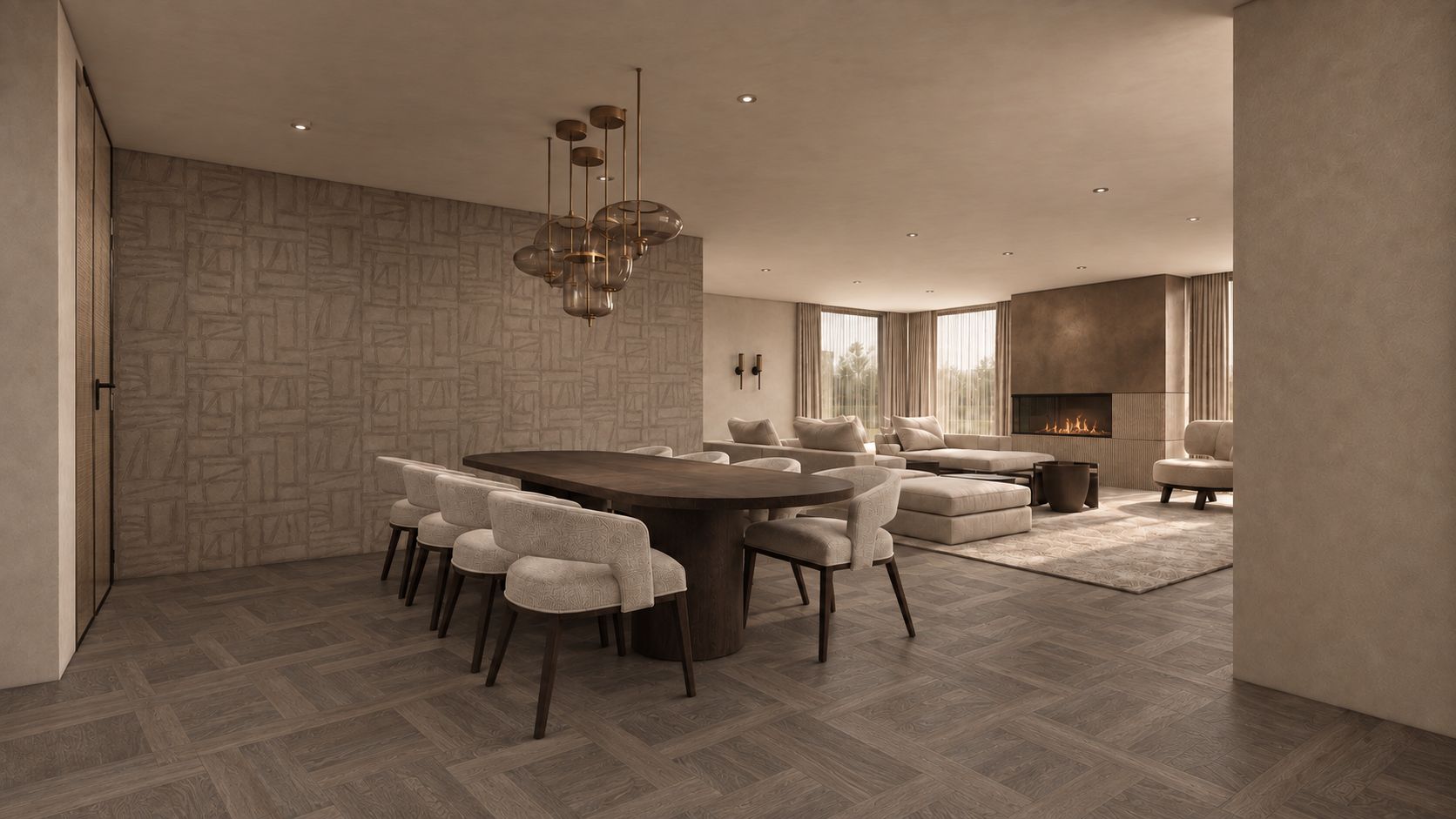 luxe open leefruimte