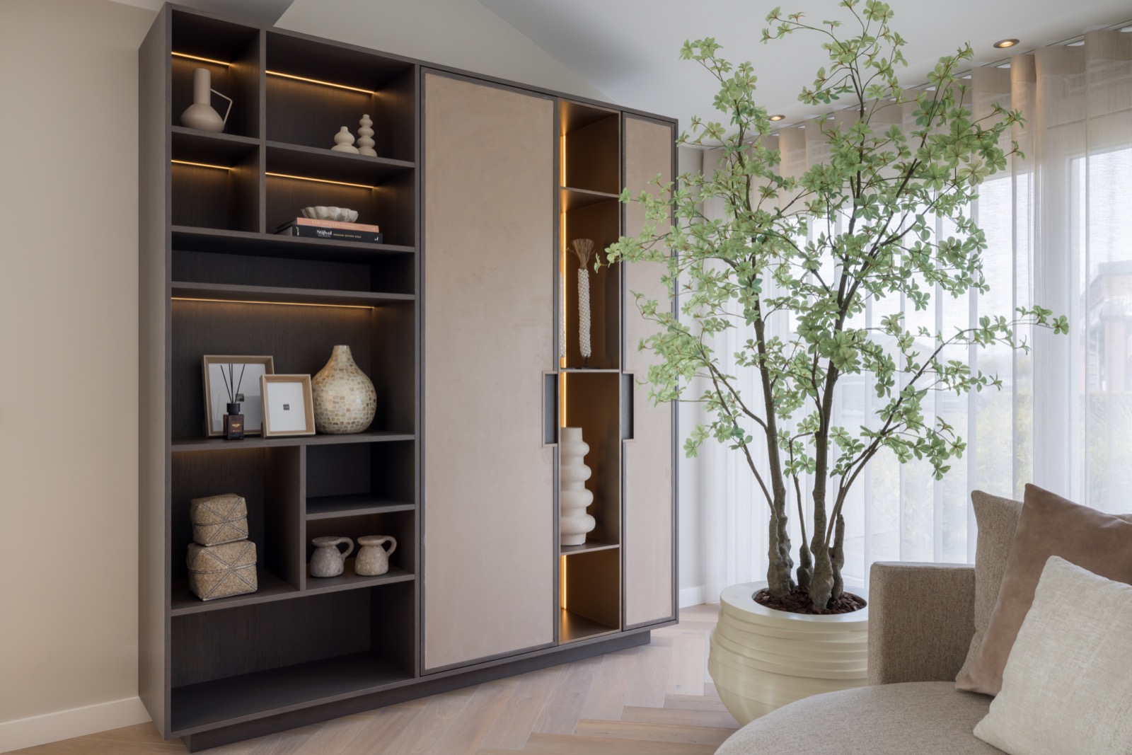 interieur met maatwerk kast