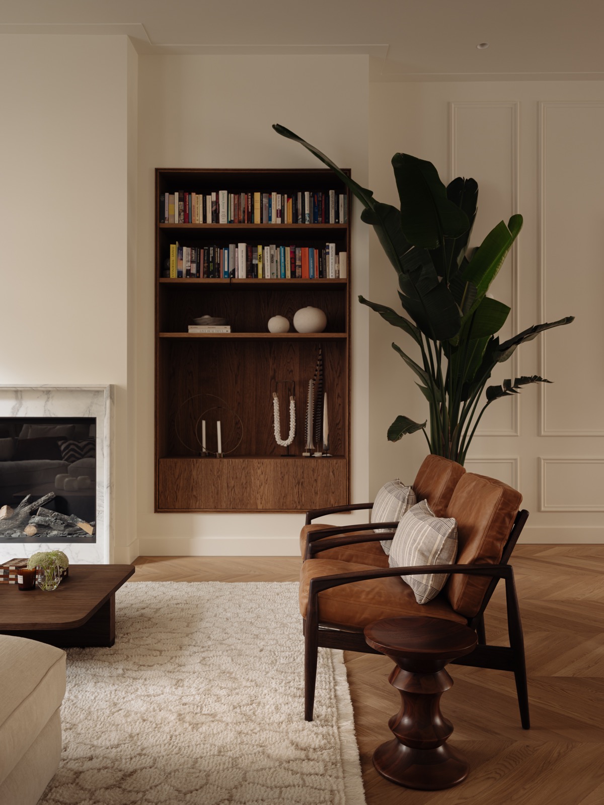 luxe woonkamer inrichting