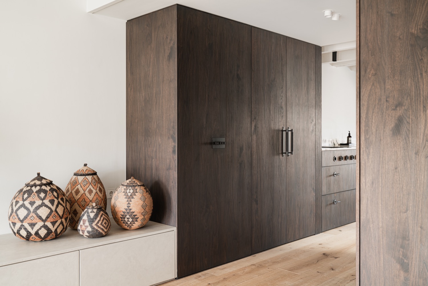 houten maatwerk kast