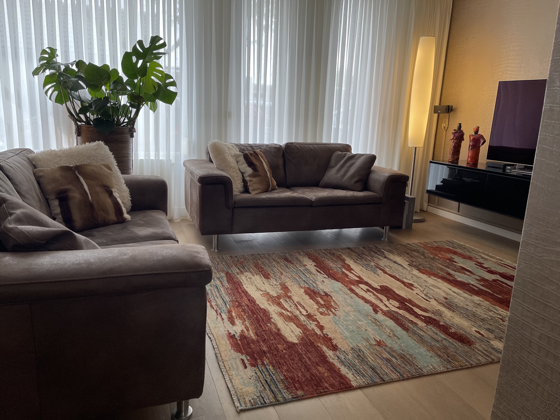luxe vloerkleed met print