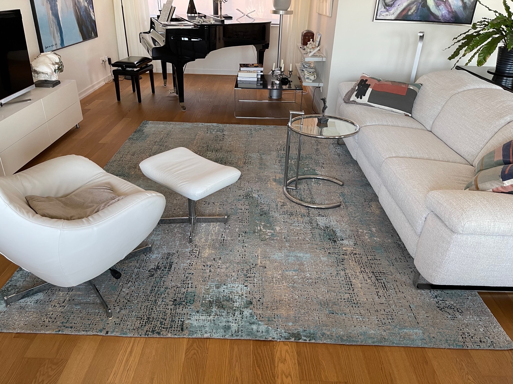woonkamer met luxe karpet