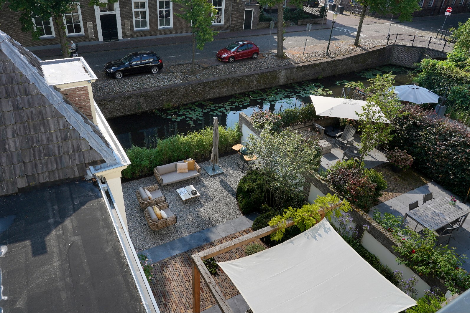 bovenaanzicht tuin