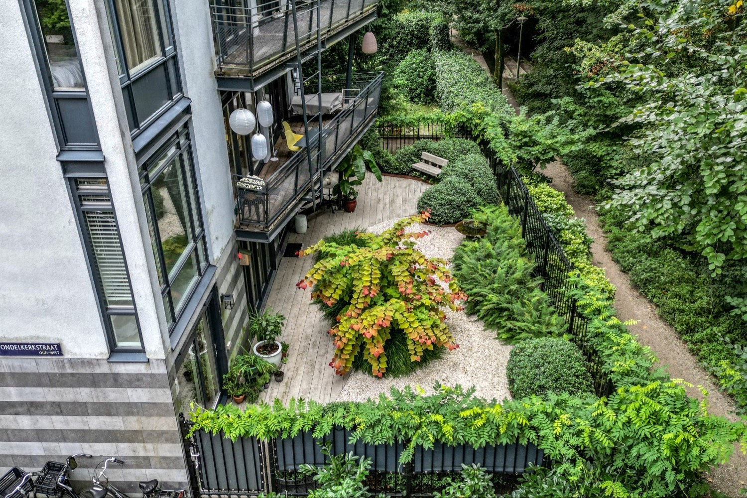bovenaanzicht tuin