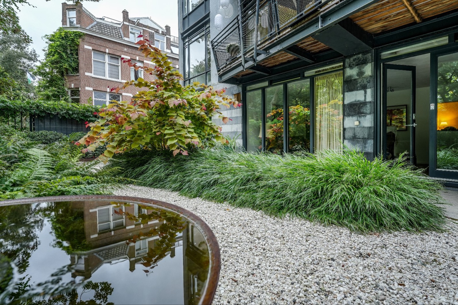 tuinpad met grind
