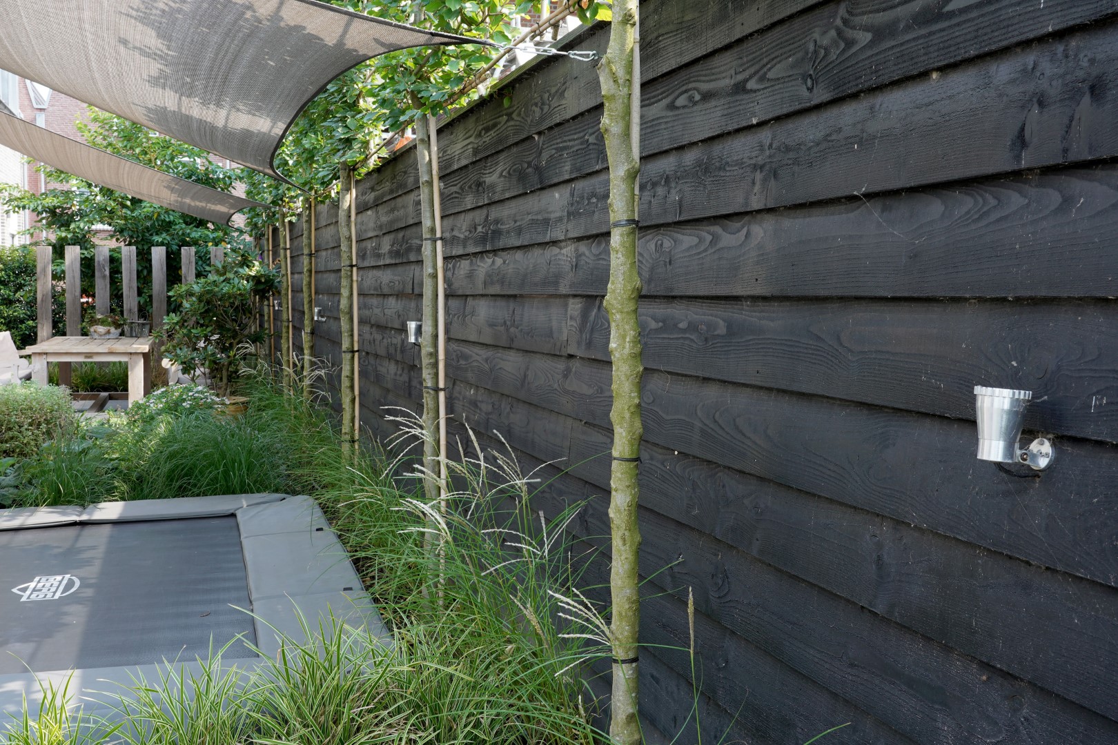 houten tuinafscheiding