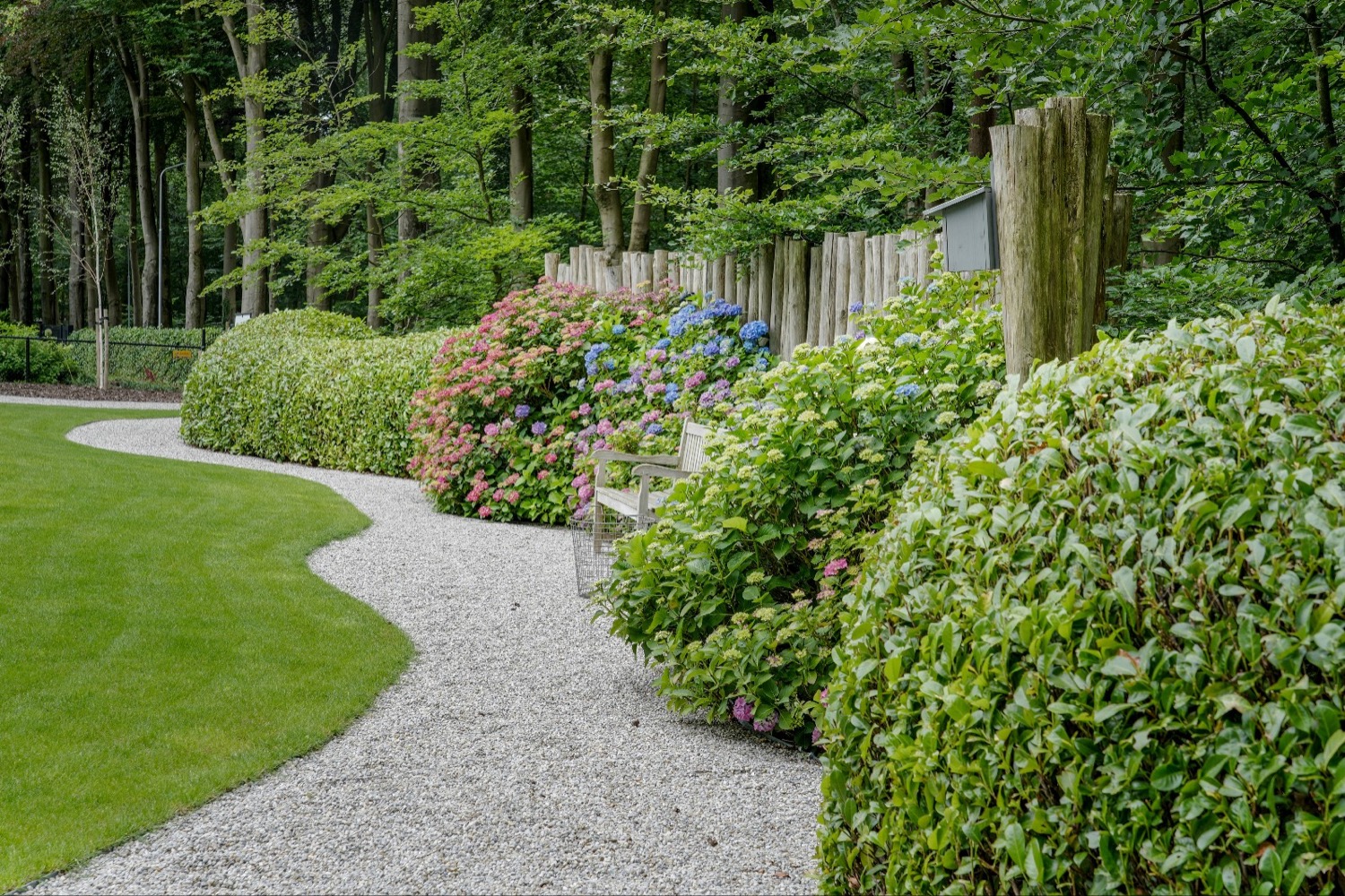 grindpad in tuin