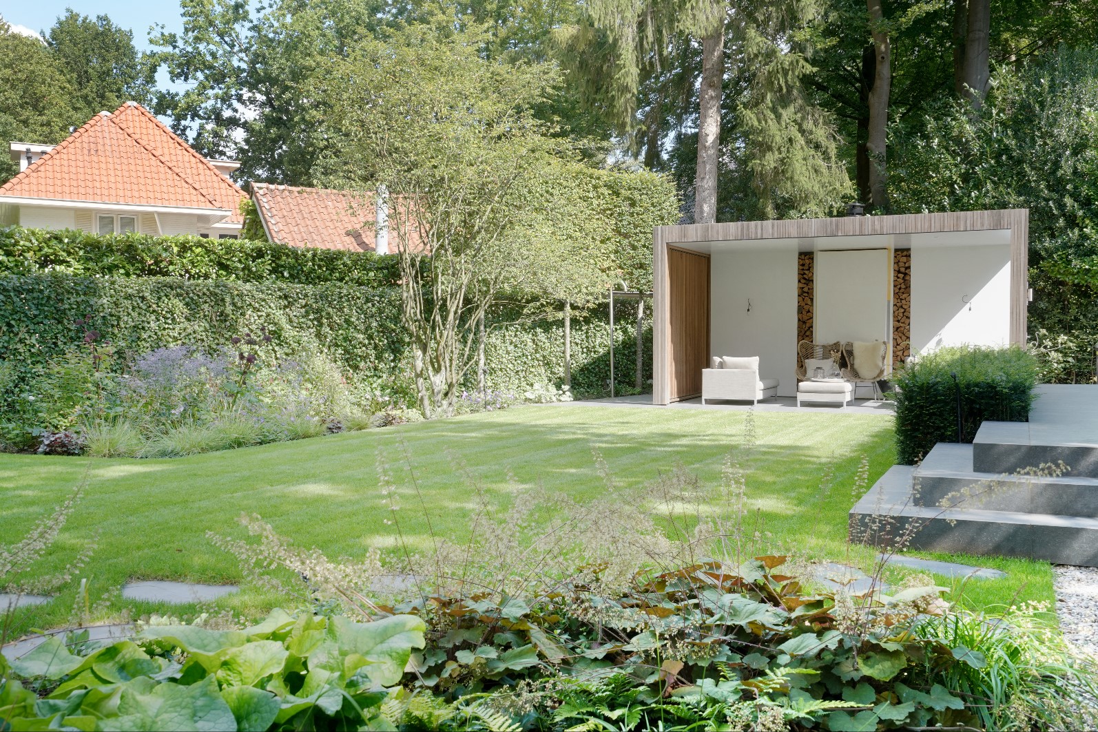 villa tuin
