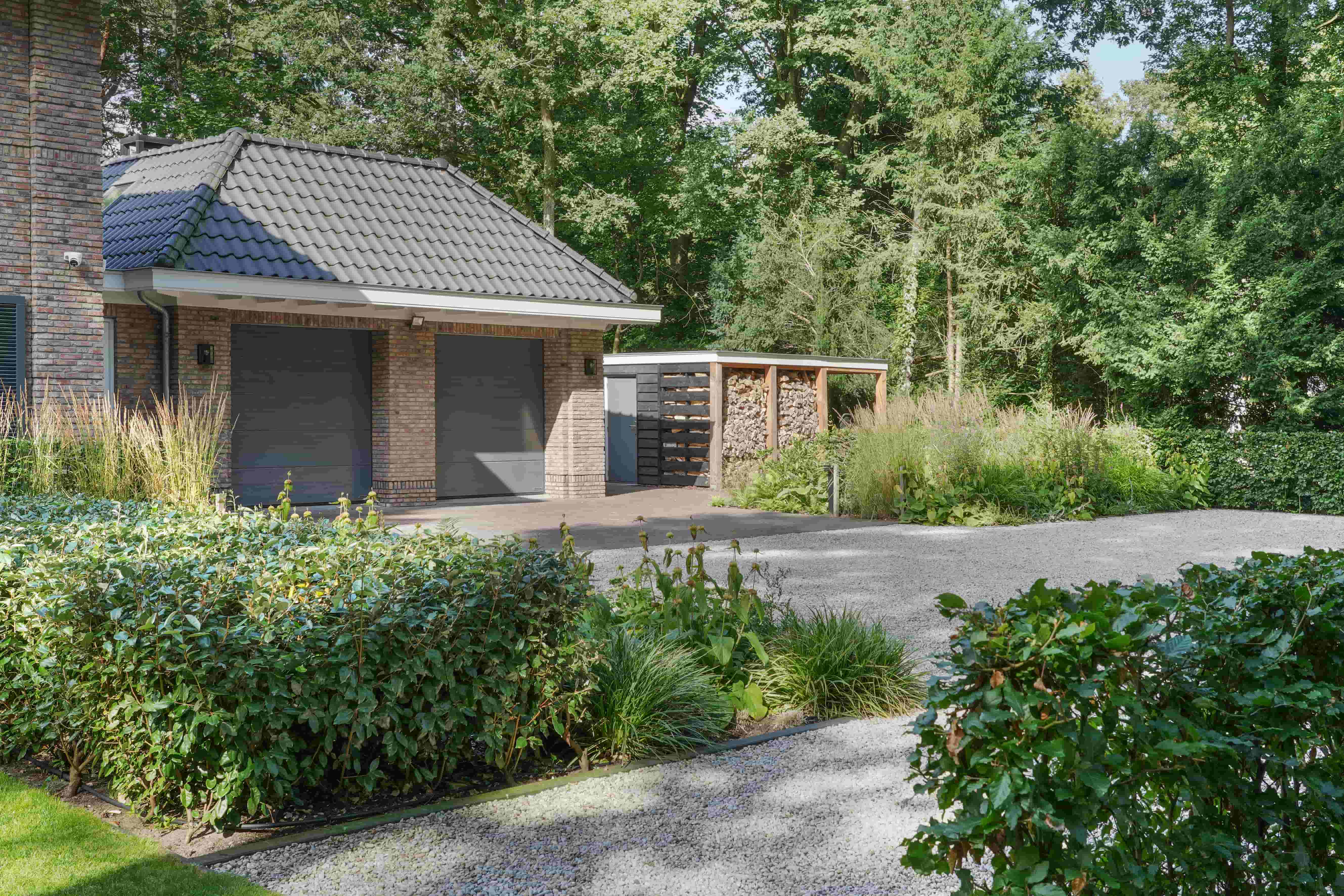 tuinpad bij villa