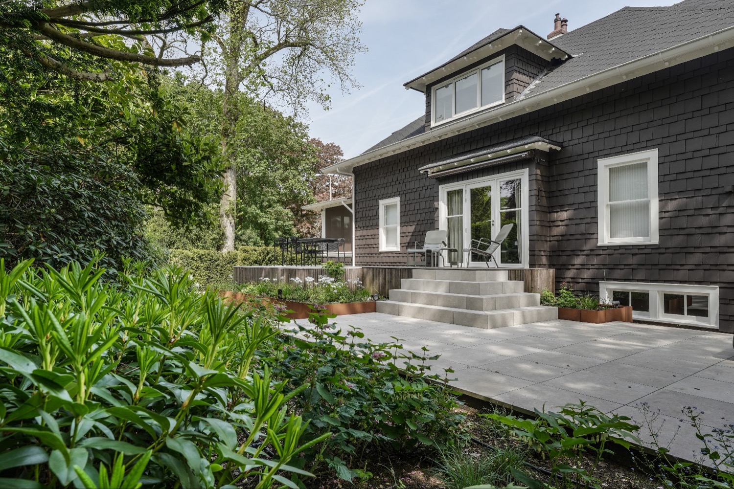 border bij villa
