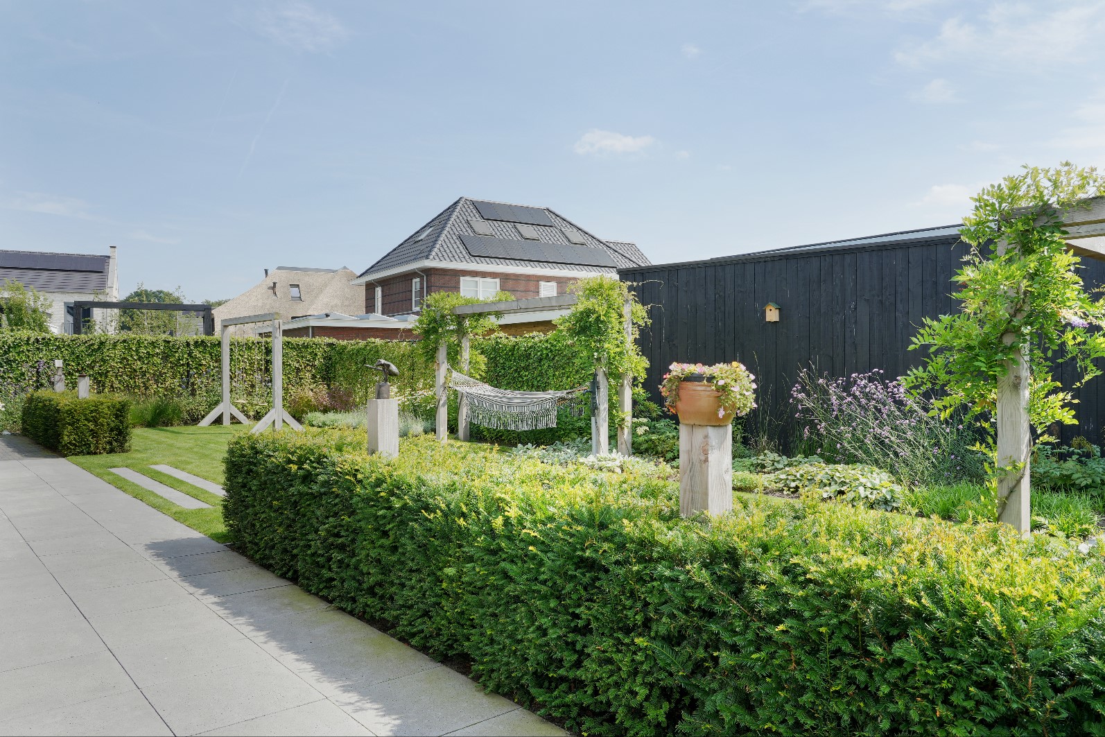 luxe villa tuin