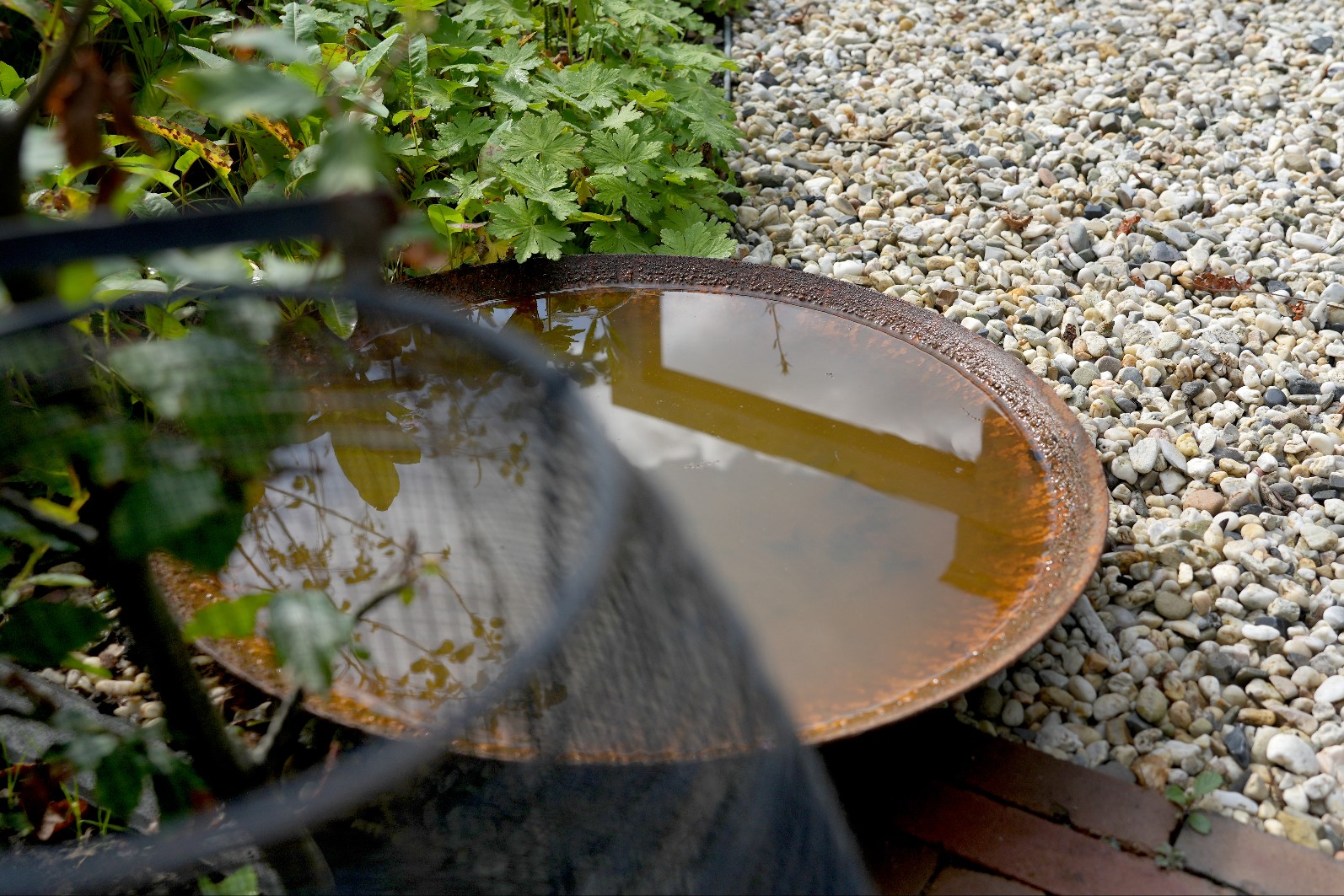 vuurschaal met water