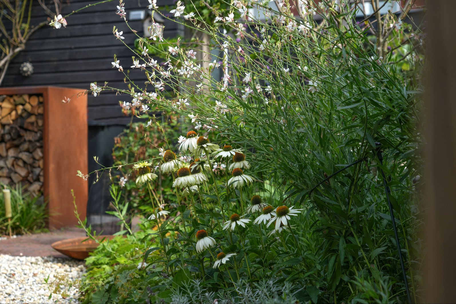 bloemen in tuin