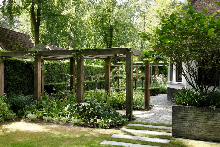 pergola in tuin