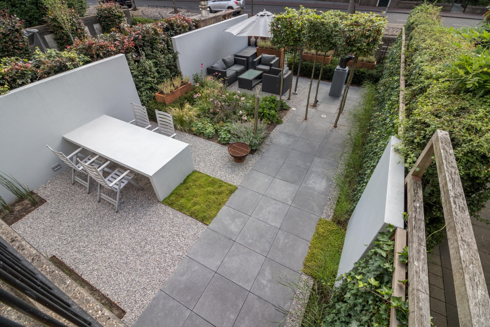 bovenaanzicht tuin