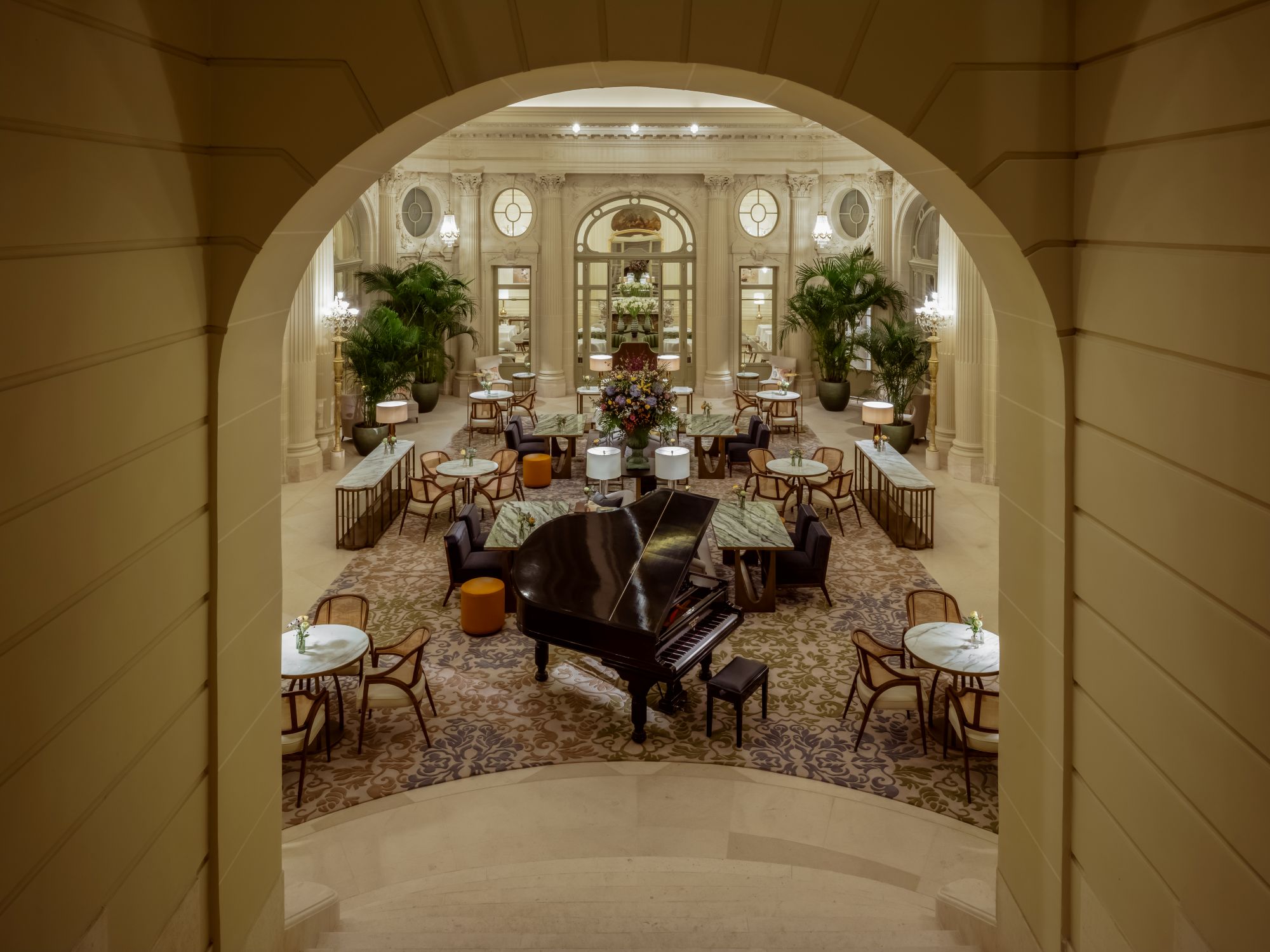 overzicht hotel lobby