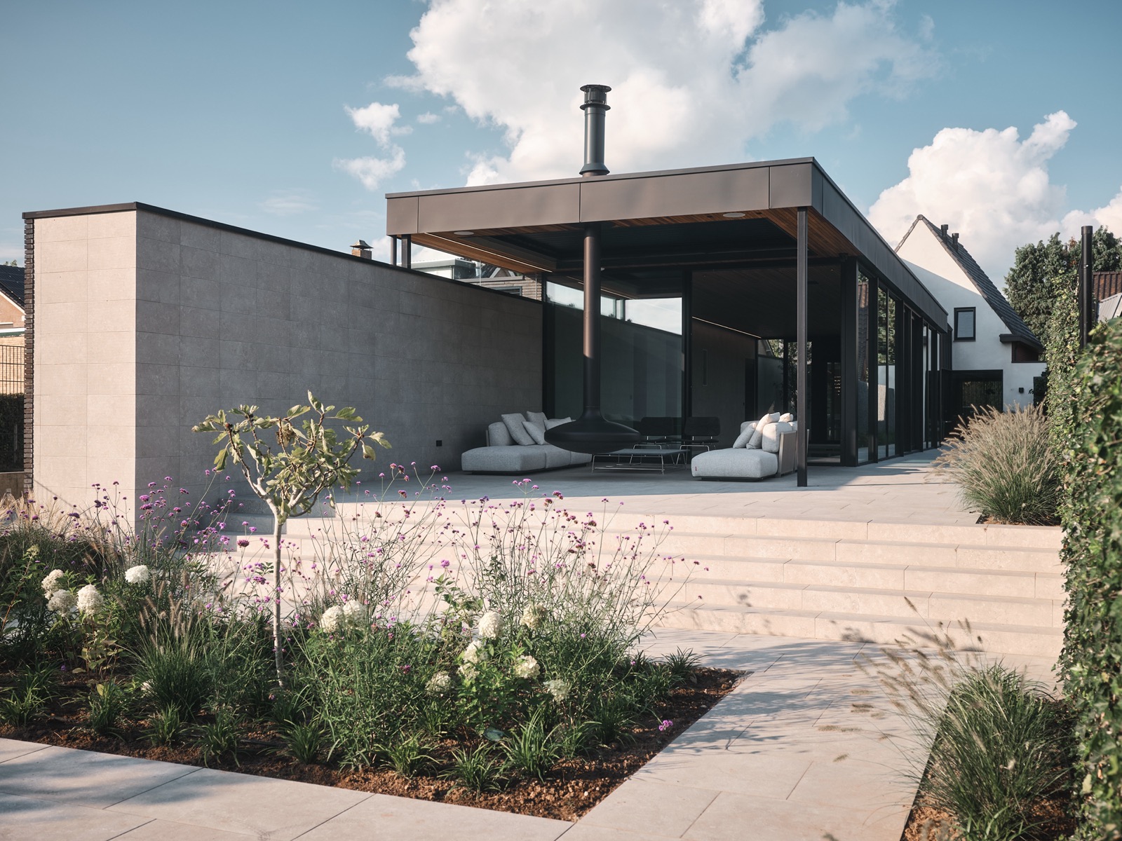 luxe villa met exclusieve badkamer