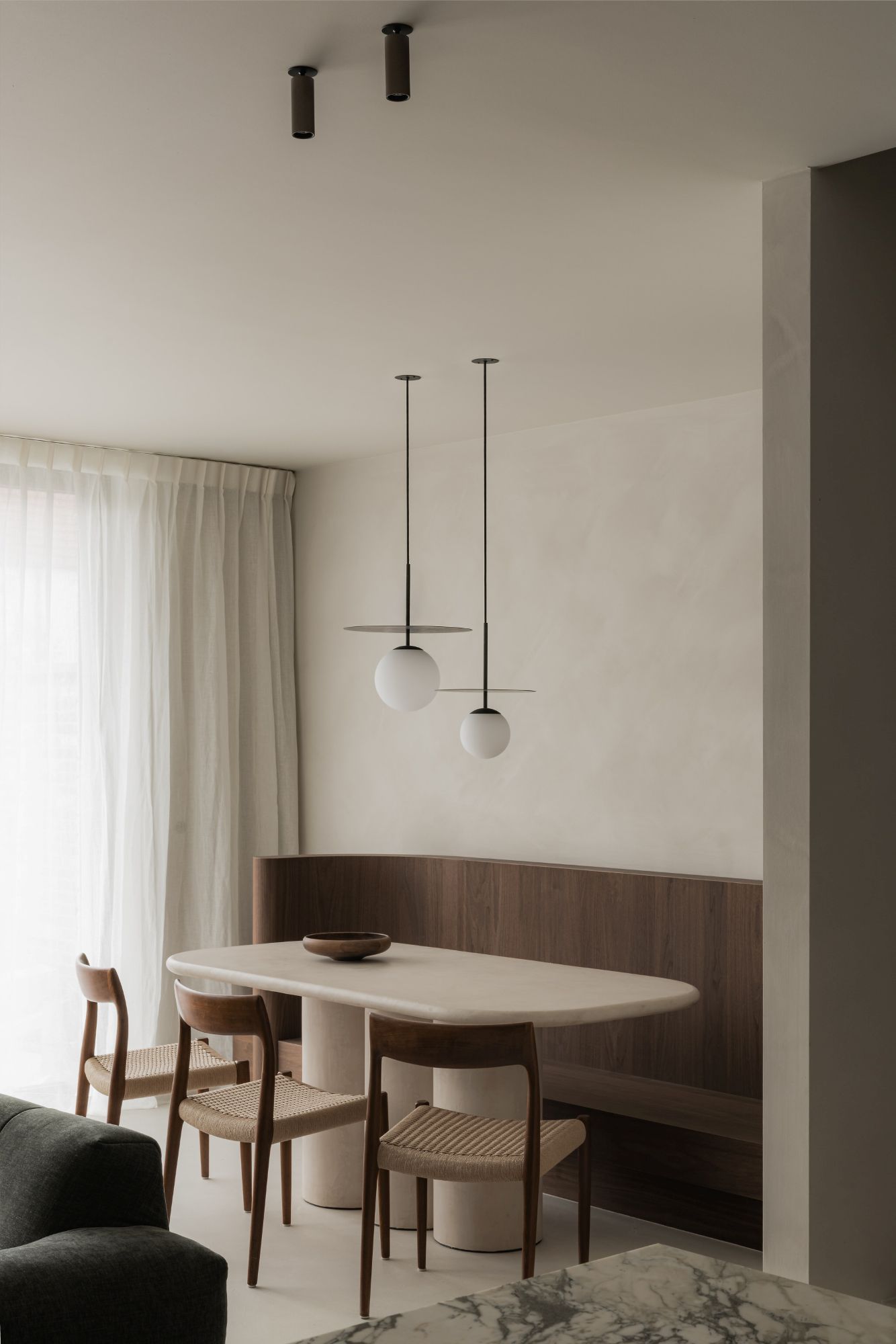 moderne eetkamer