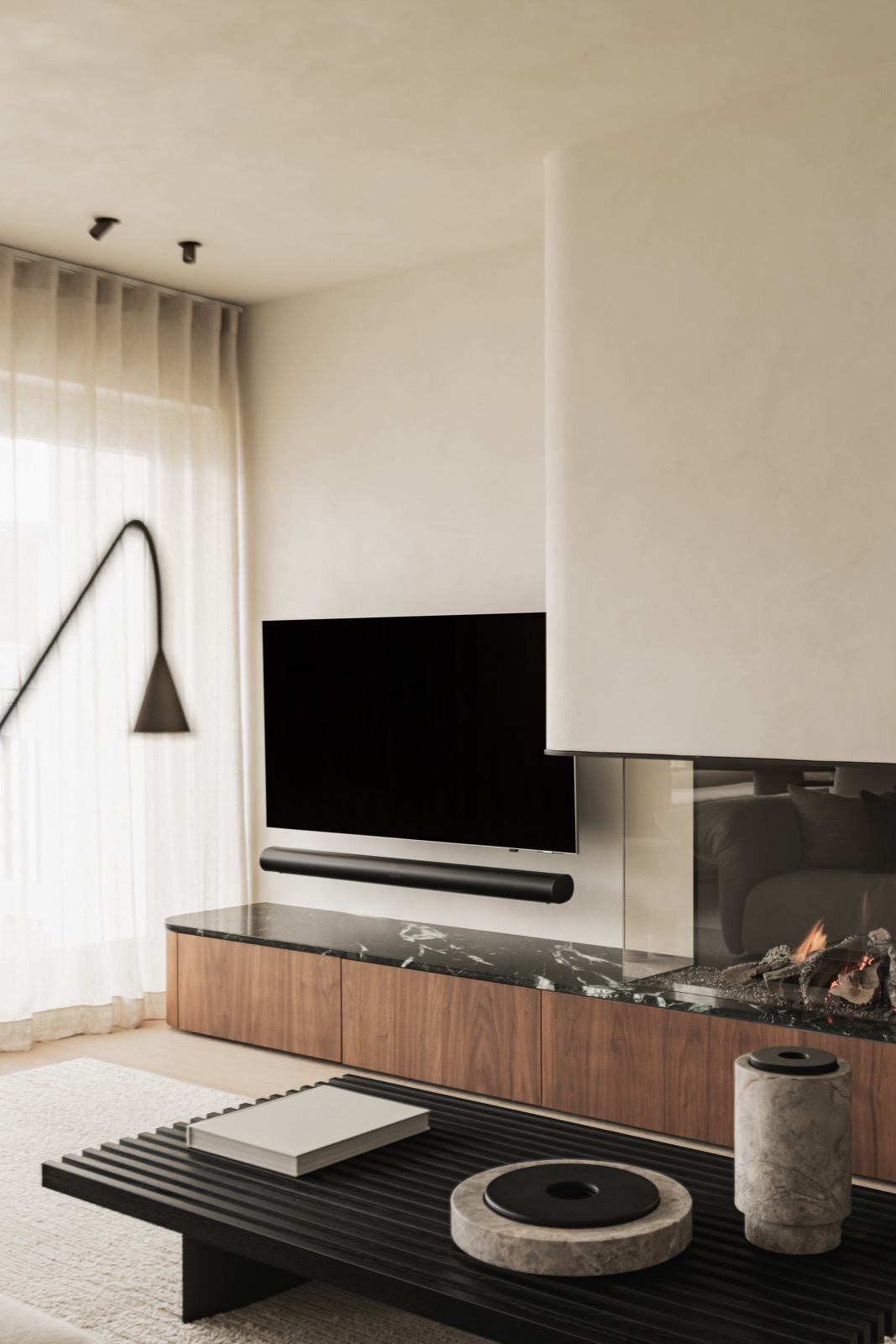 luxe maatwerkmeubel met haard