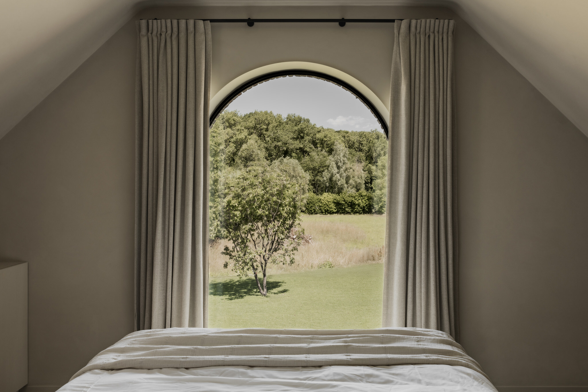 slaapkamer met uitzicht