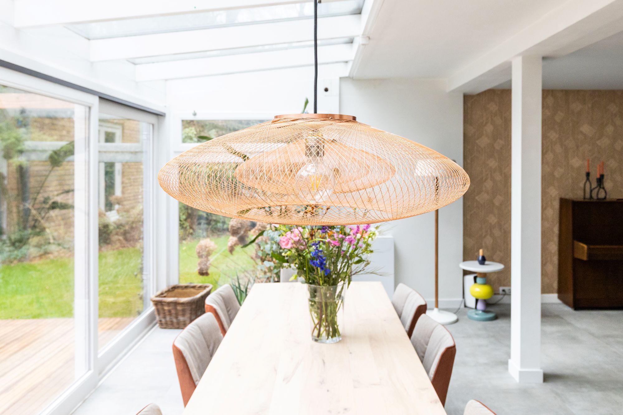 lamp boven eettafel