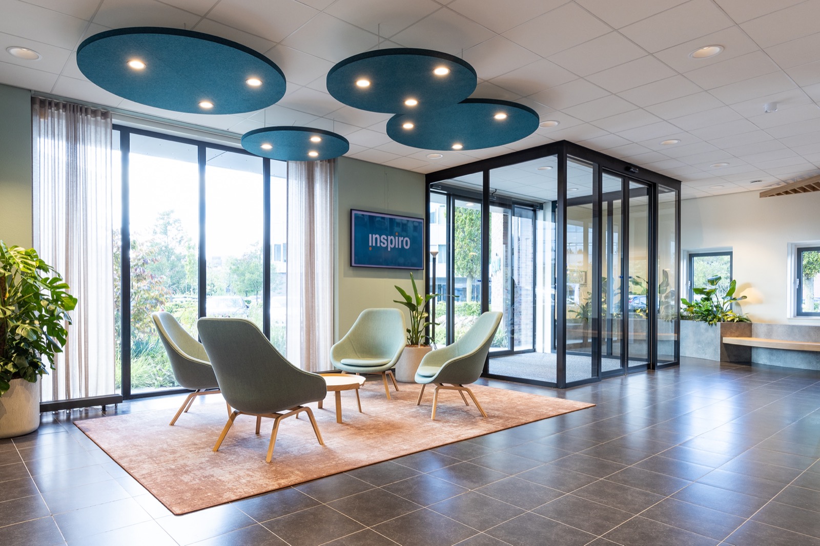 design interieur bij entree bedrijf