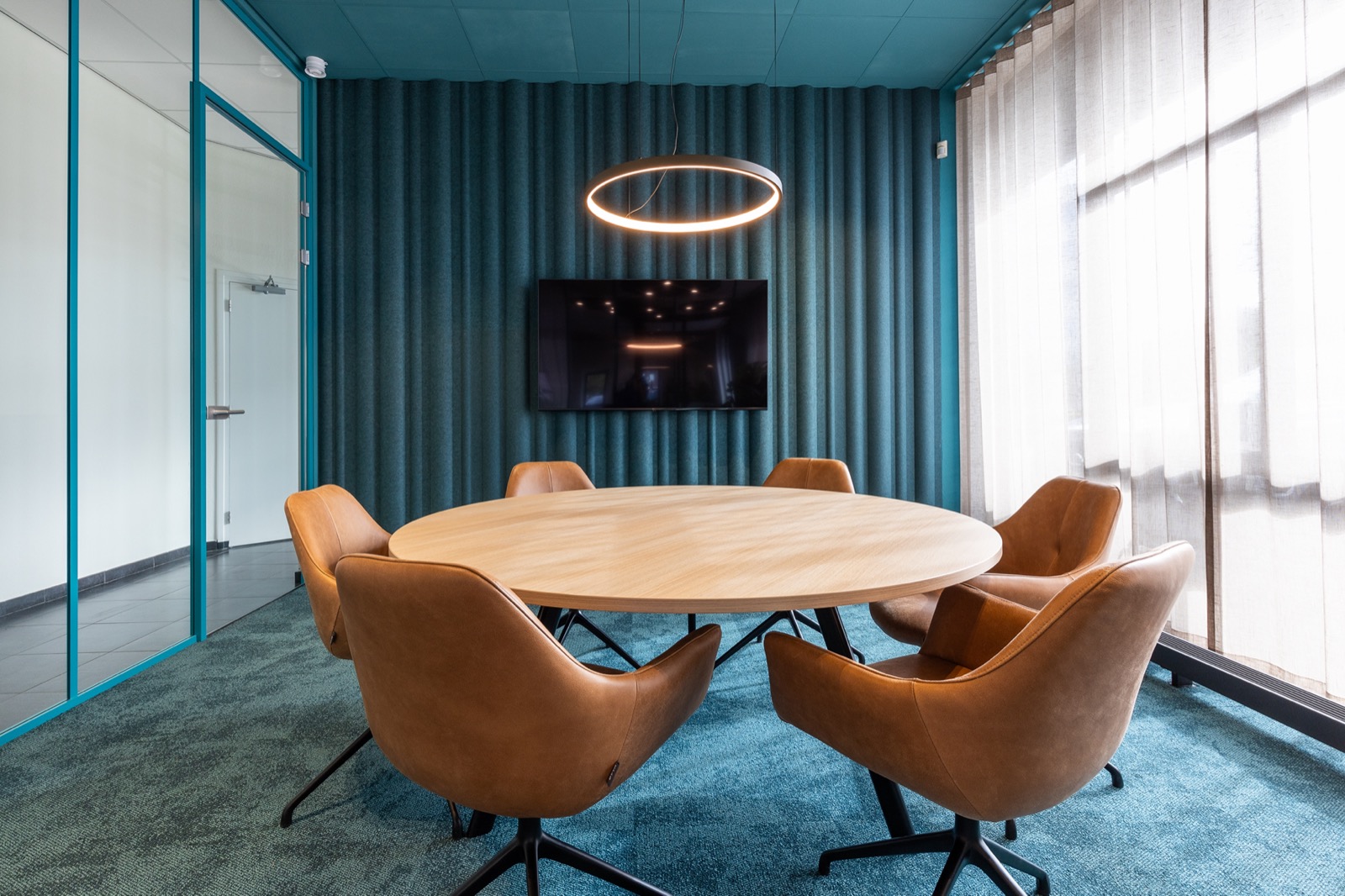 kantoor met luxe interieur