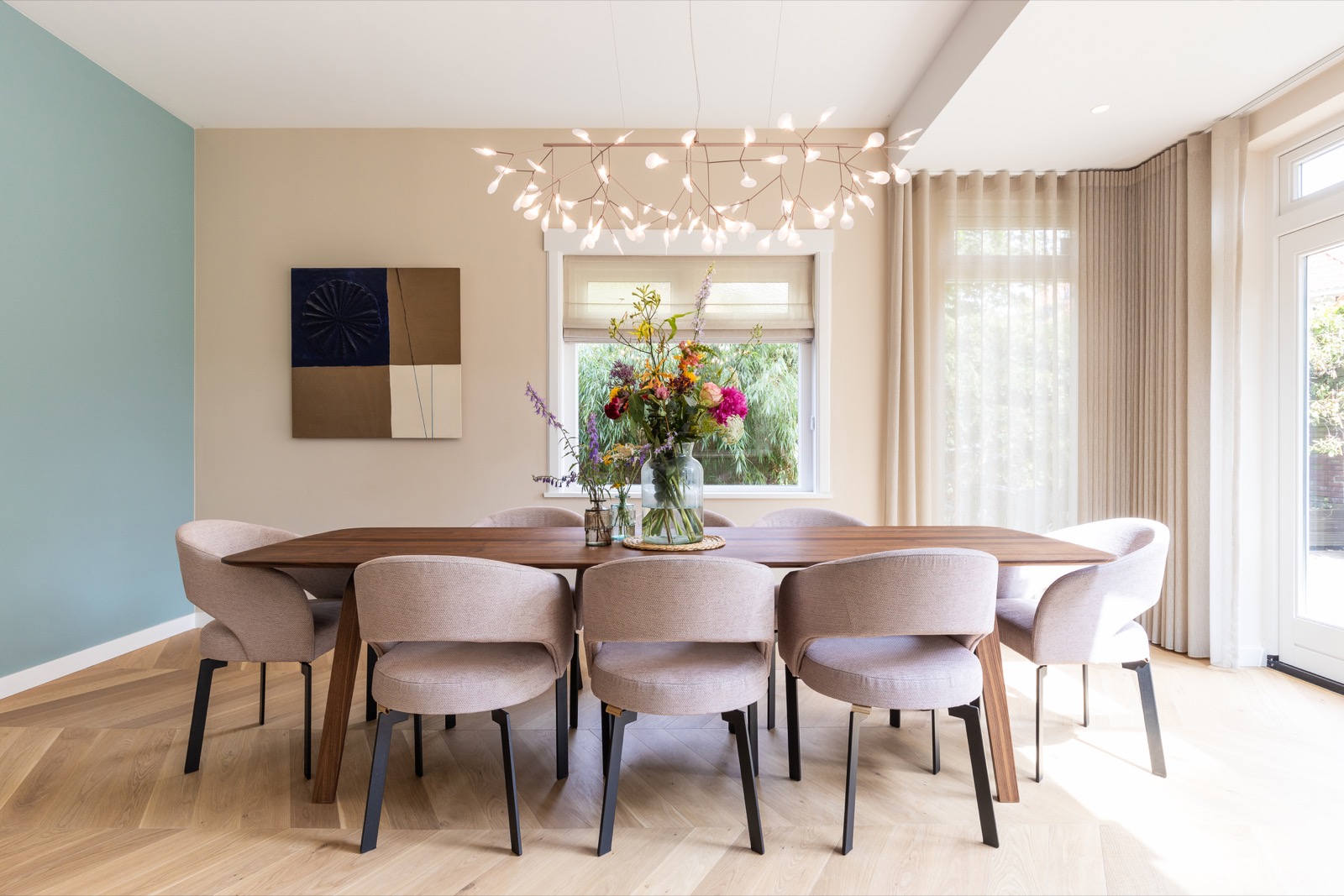 luxe interieur eetkamer