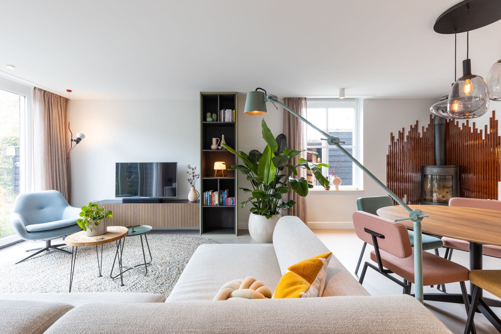 luxe woonkamer interieur