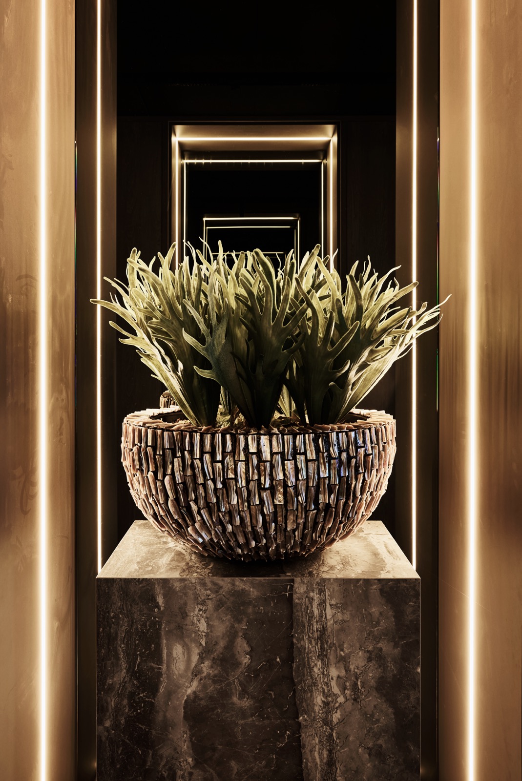 kantoor interieur met luxe accessoires