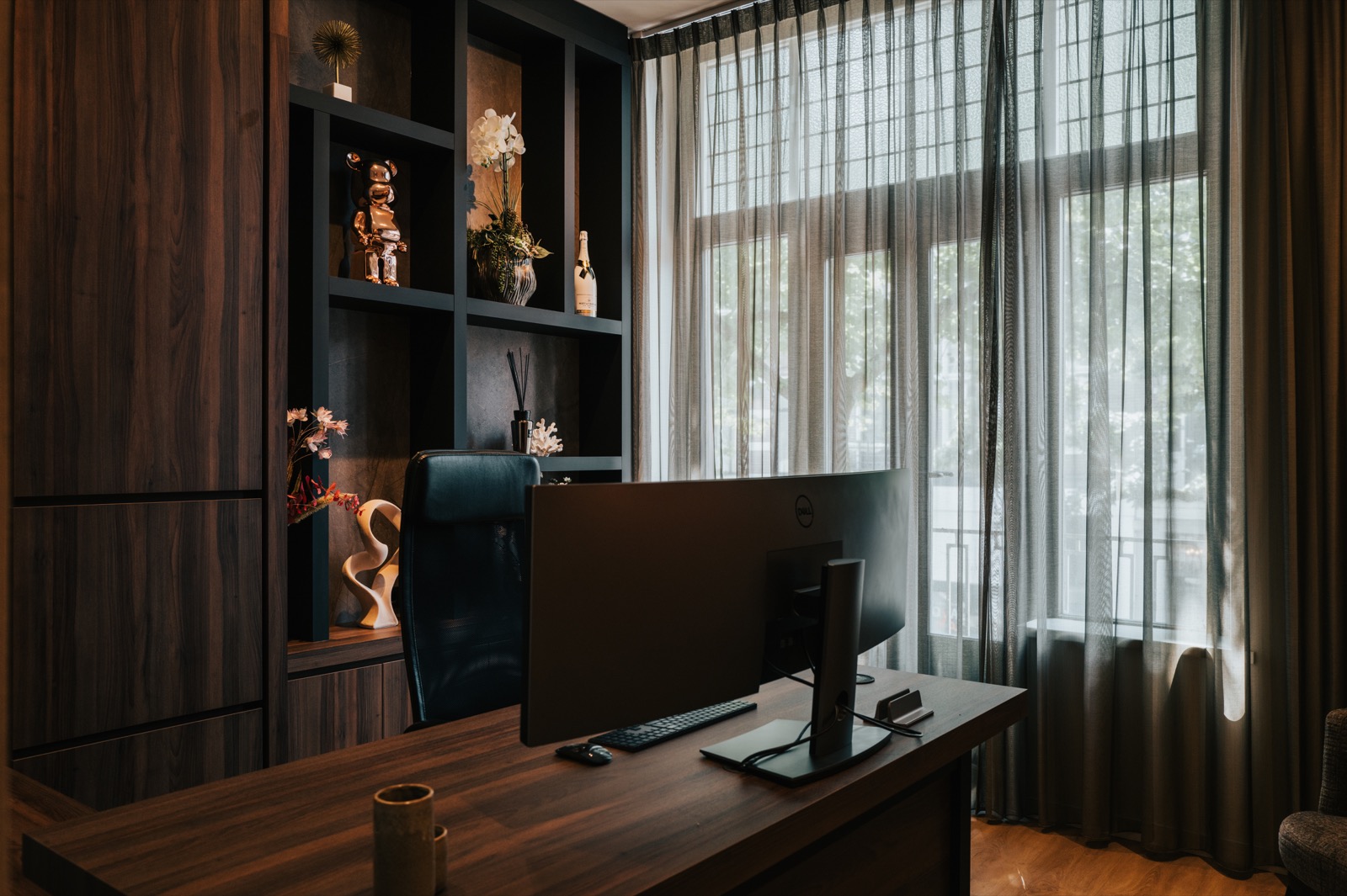 luxe werkkamer inrichting