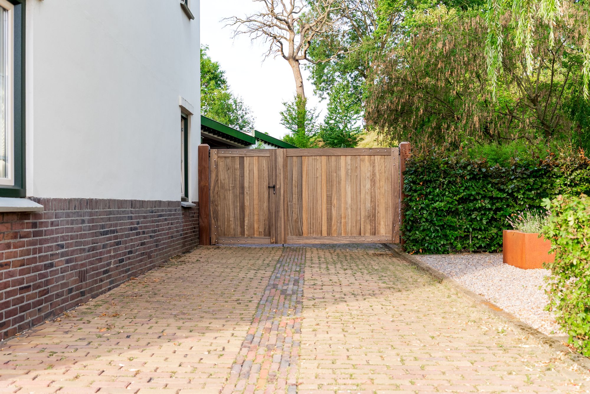 houten poort