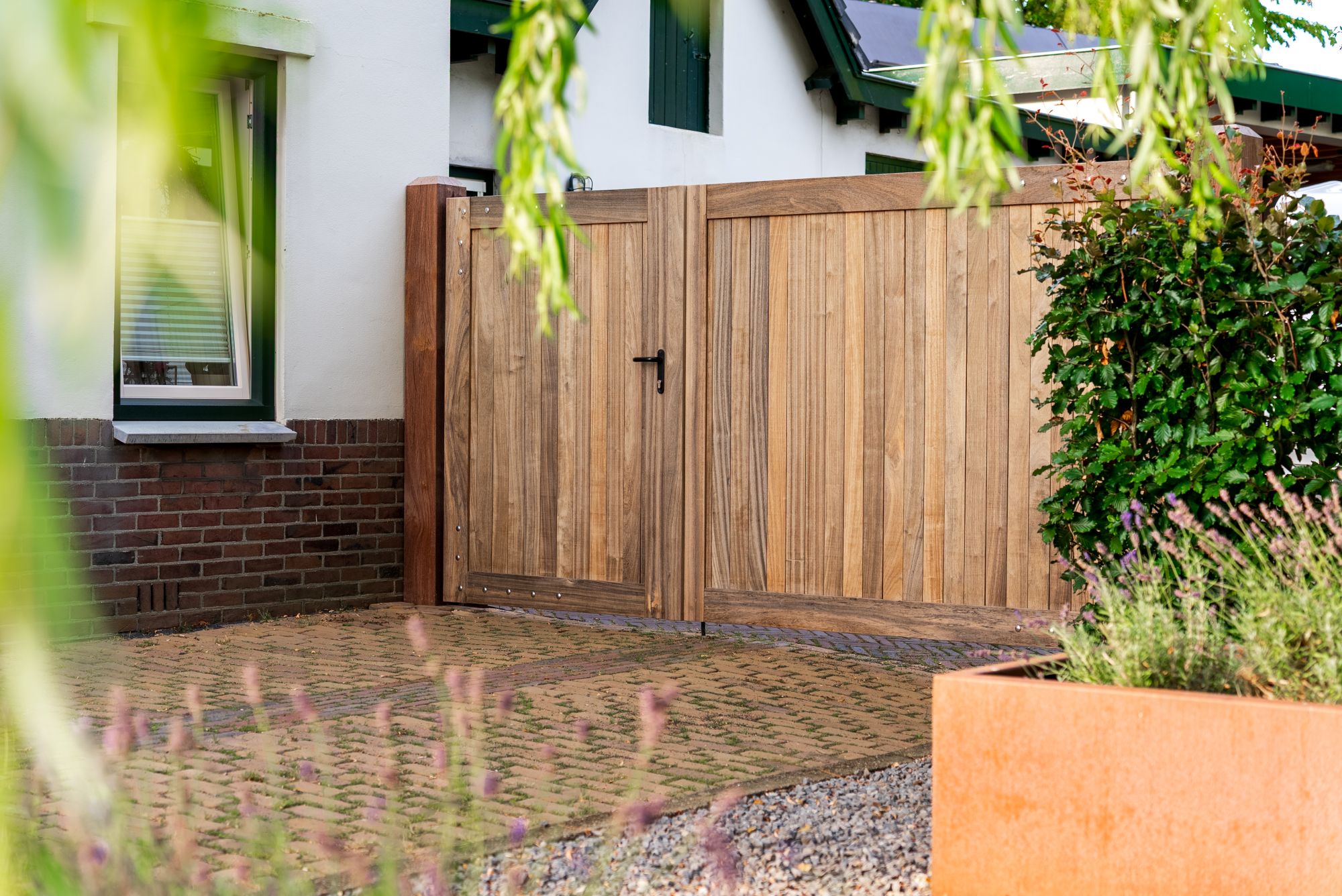 houten tuinpoort