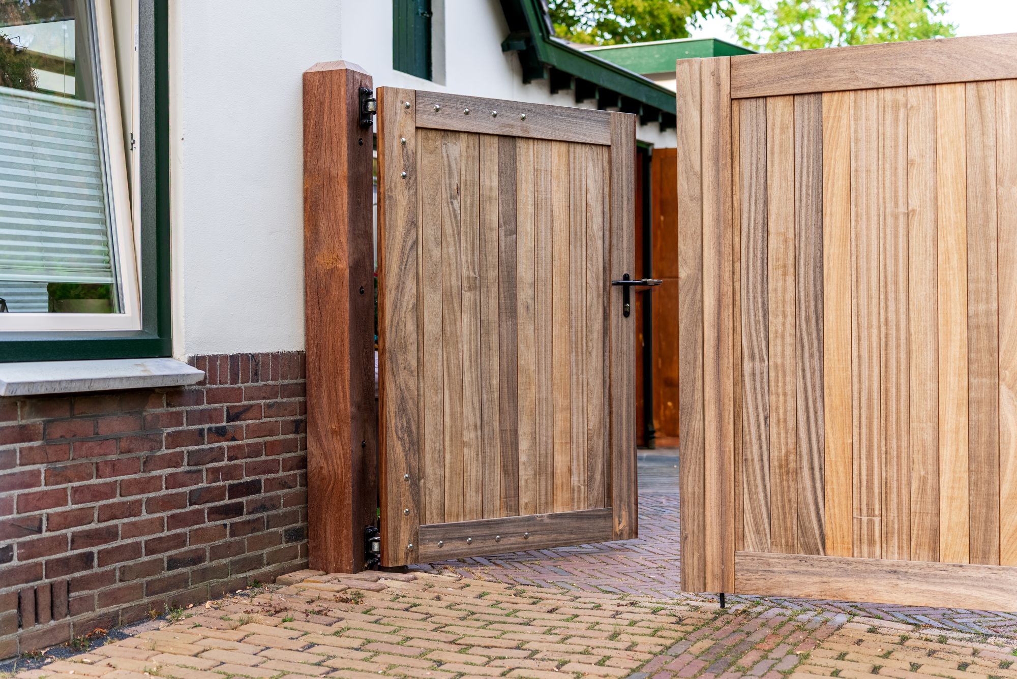 houten looppoort