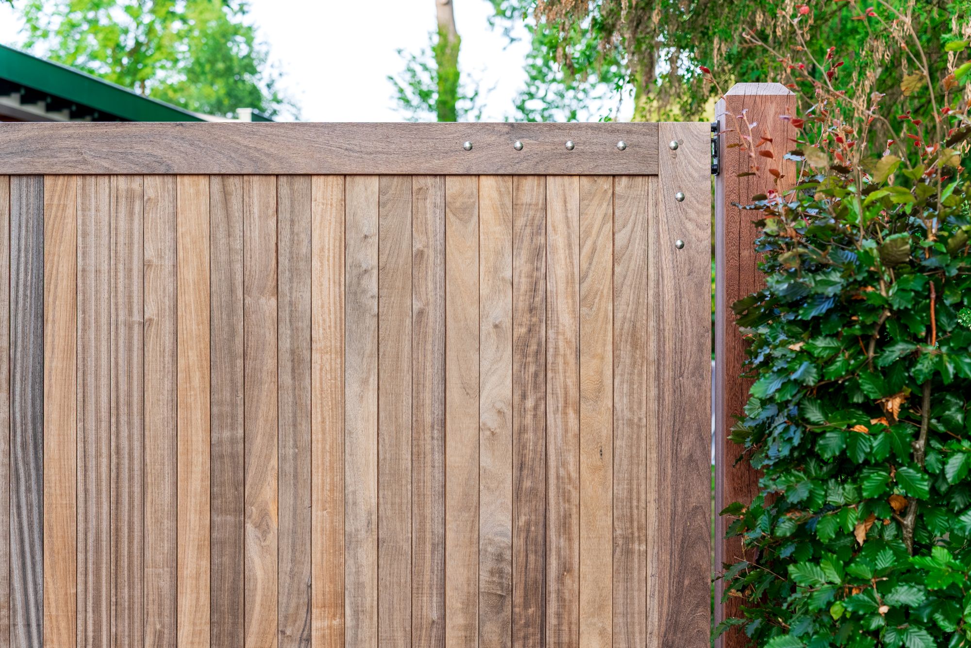houten schutting