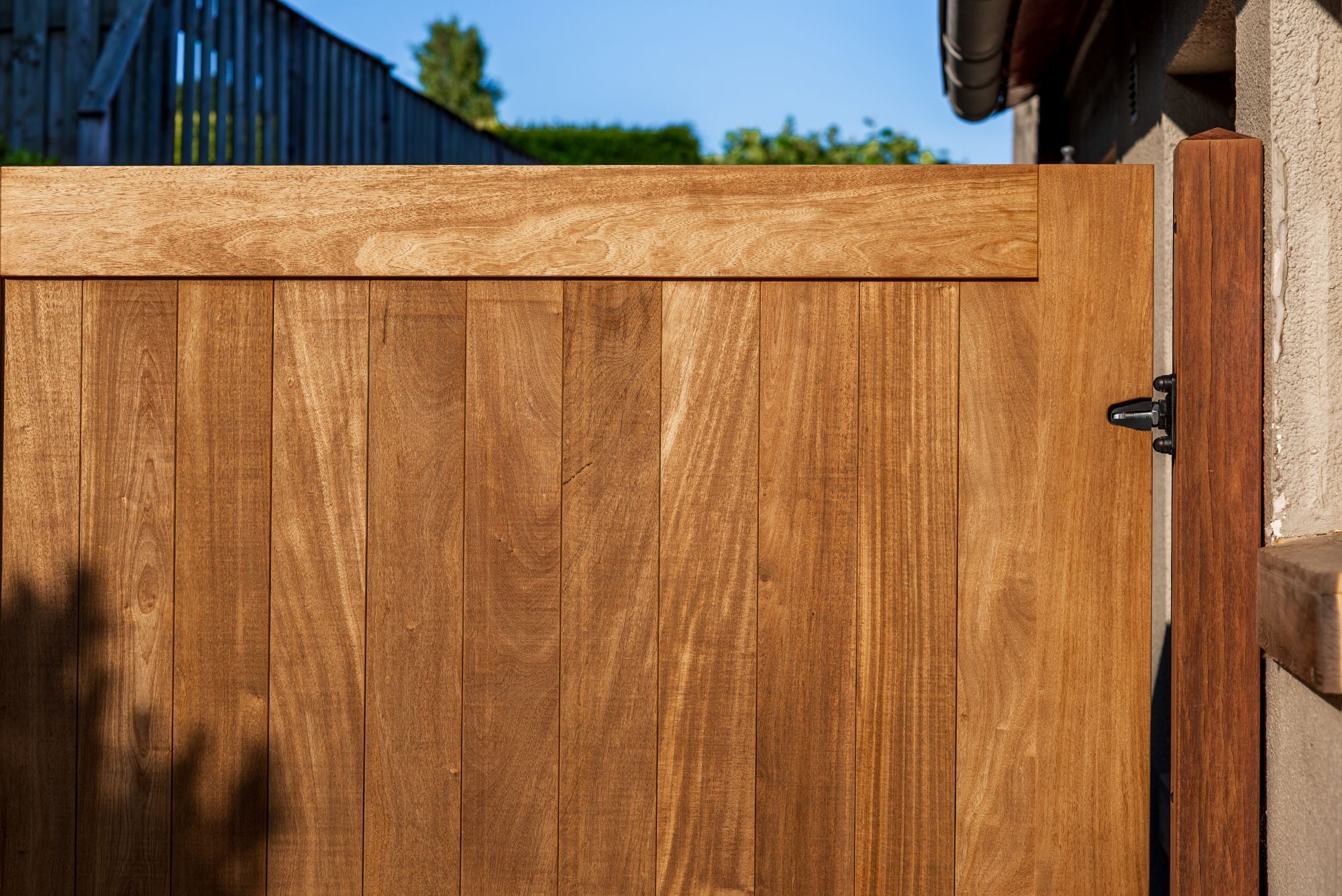 detail houten poort