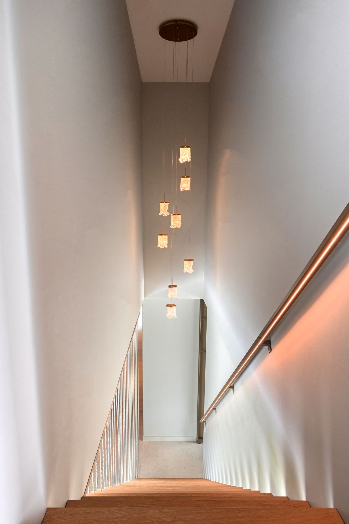 trap met verlichting