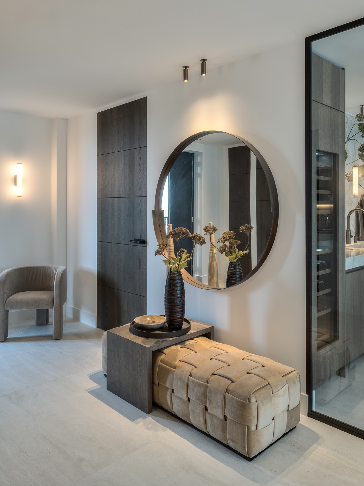 interieur met luxe verlichting