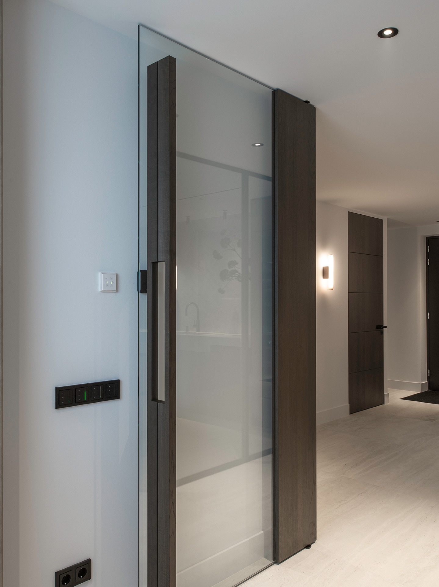 hal met design verlichting