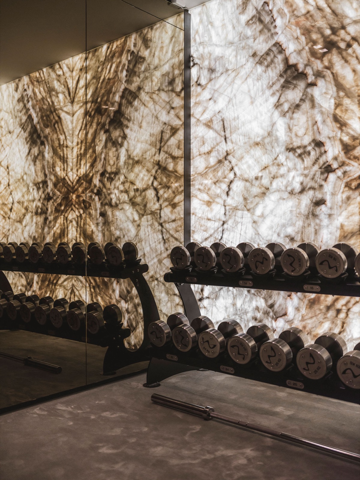 gewichten in gym