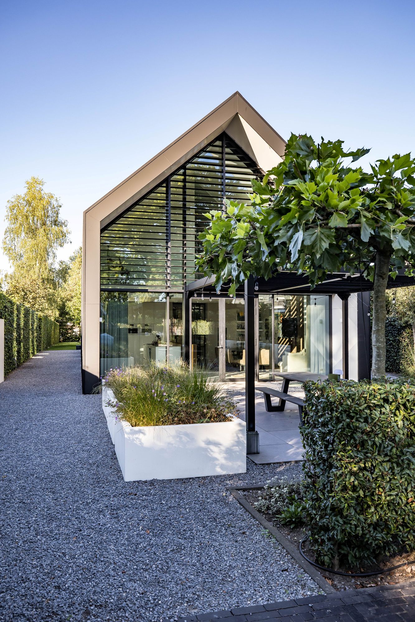 villa met zonwering