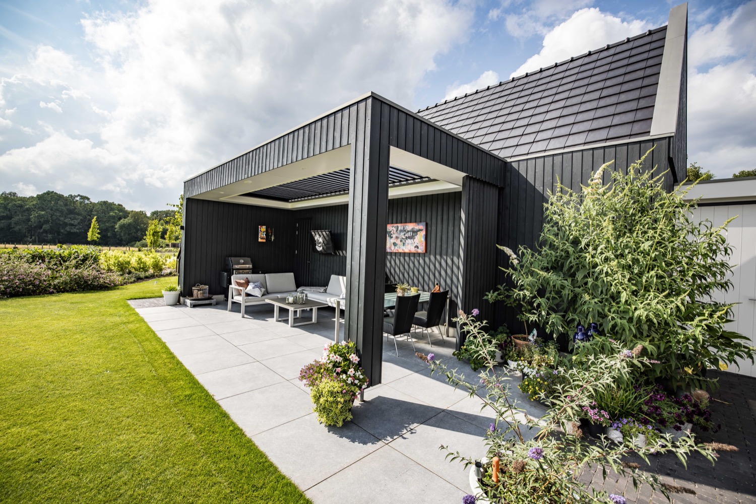 overkapping in tuin