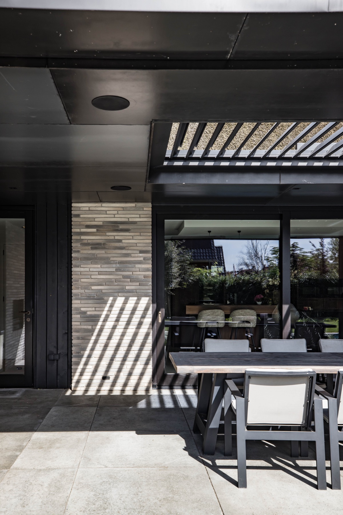 overkapping met luxe panelen