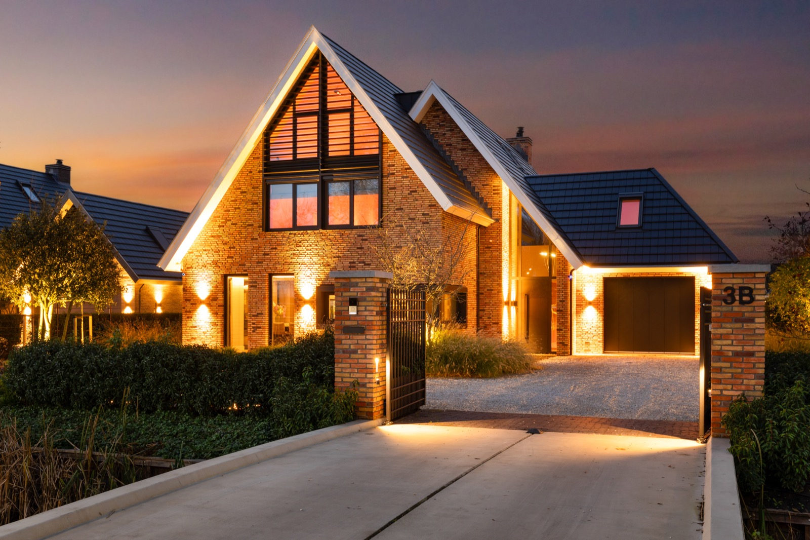 villa met luxe panelen