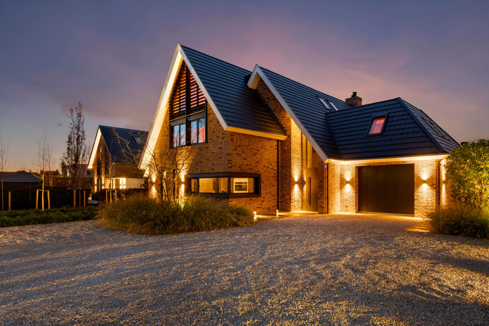 villa met maatwerk panelen