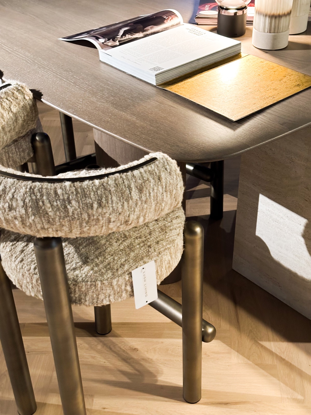 interieur met design meubels