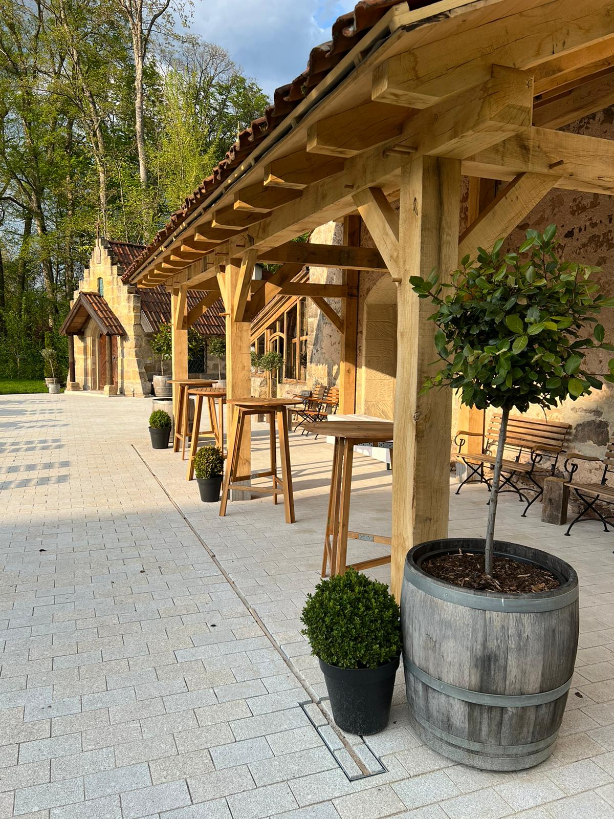 Luxe eiken constructie